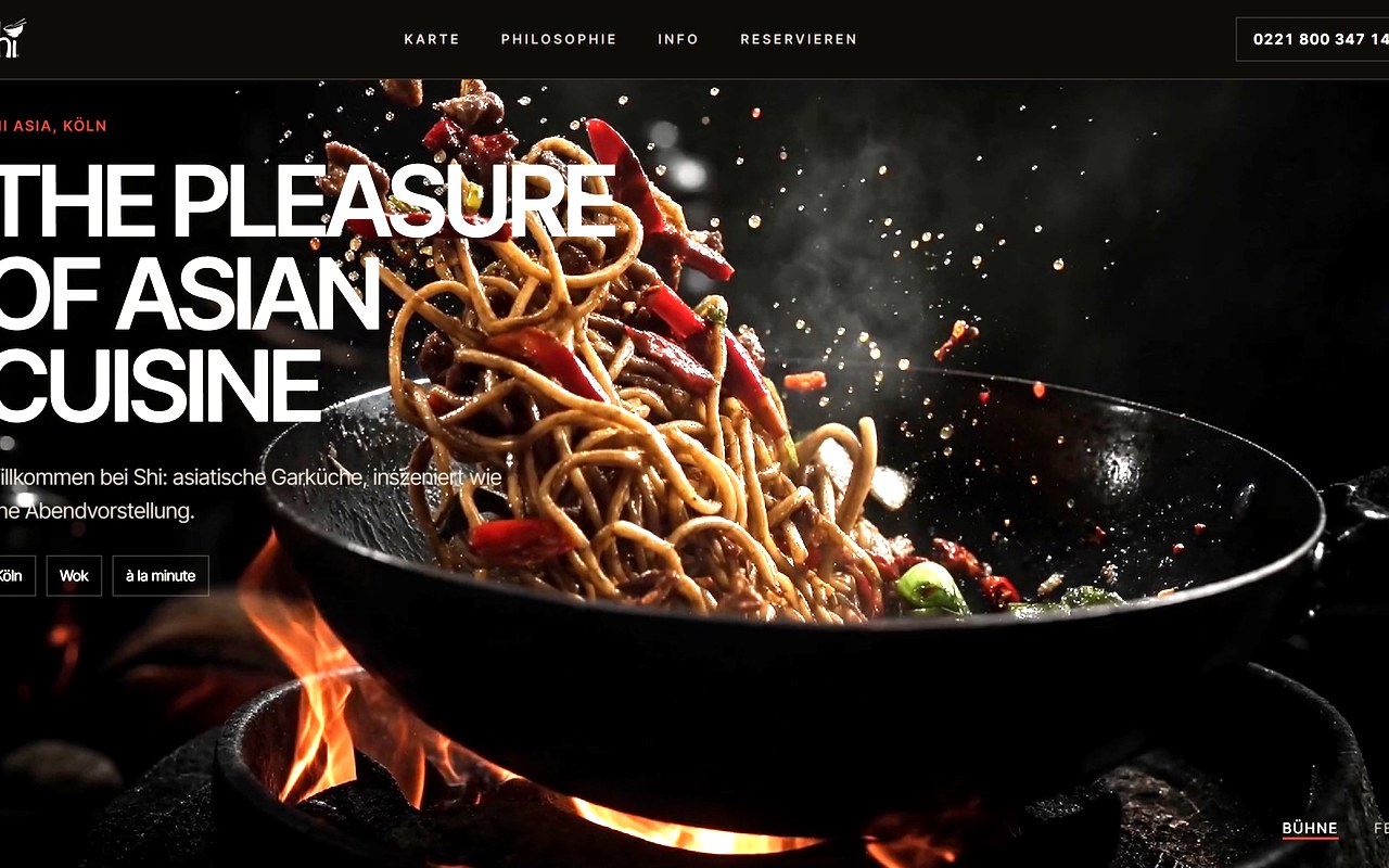 Website von Shi Asia